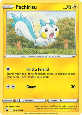 Pachirisu from SWSH05: Battle Styles