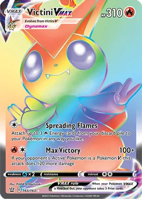 Victini VMAX (Secret) from SWSH05: Battle Styles