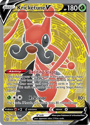 Kricketune V (Full Art) from SWSH05: Battle Styles