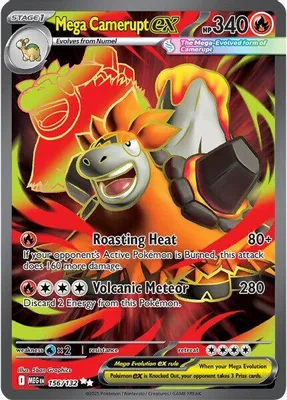 Mega Camerupt ex - 156/132 from ME01: Mega Evolution