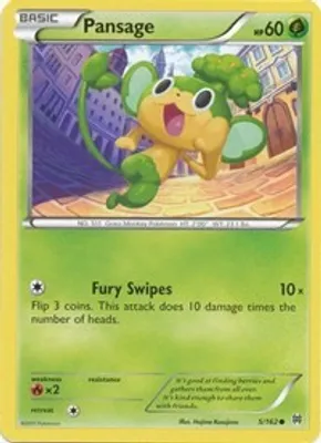 Pansage from XY - BREAKthrough