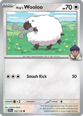 Hop's Wooloo - 135/159 from SV09: Journey Together