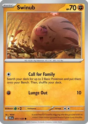 Swinub - 077/159 from SV09: Journey Together