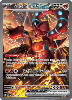 Volcanion ex - 182/159 from SV09: Journey Together