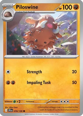 Piloswine from SV09: Journey Together