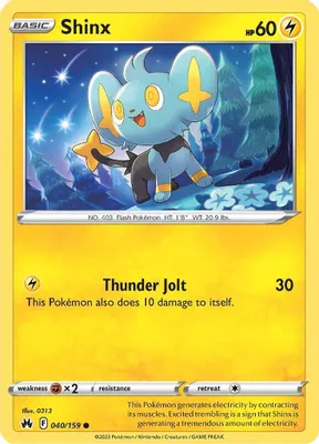 Shinx (40) from SWSH: Crown Zenith
