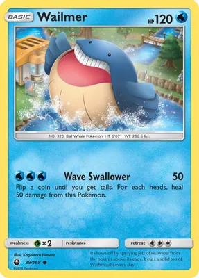 Wailmer from SM - Celestial Storm