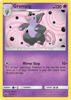 Grumpig from SM - Celestial Storm