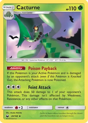 Cacturne from SM - Celestial Storm