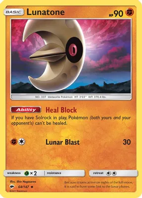 Lunatone from SM - Burning Shadows