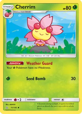 Cherrim from SM - Ultra Prism