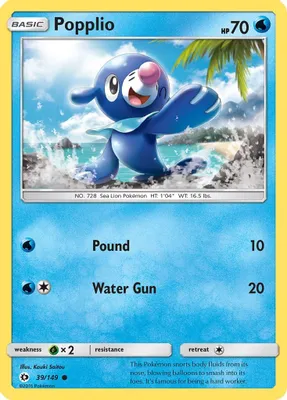 Popplio from SM Base Set