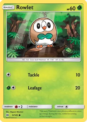 Rowlet from SM Base Set