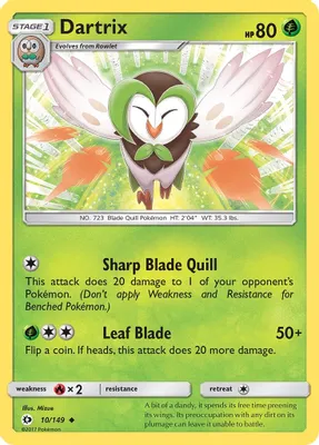 Dartrix from SM Base Set