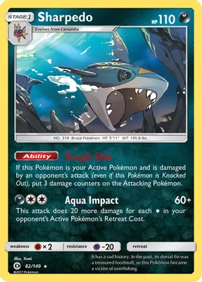 Sharpedo from SM Base Set