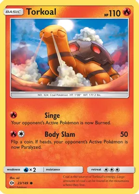 Torkoal from SM Base Set