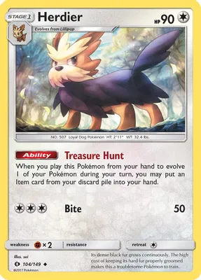 Herdier from SM Base Set