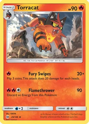 Torracat from SM Base Set