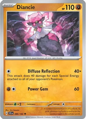 Diancie from SV07: Stellar Crown