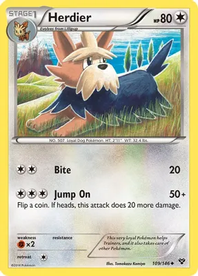 Herdier from XY Base Set