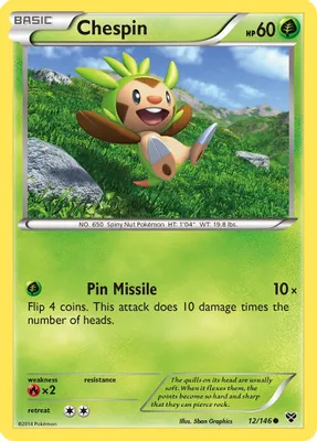 Chespin from XY Base Set