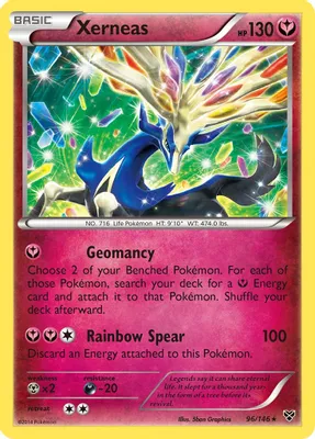 Xerneas from XY Base Set