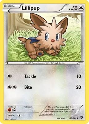 Lillipup from XY Base Set