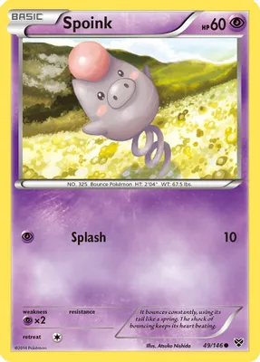 Spoink from XY Base Set