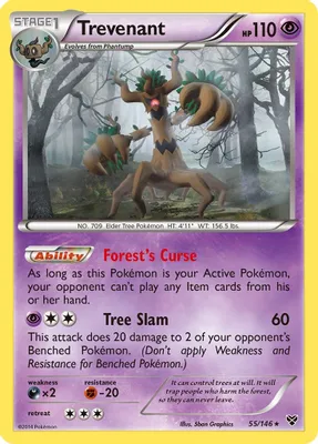 Trevenant from XY Base Set