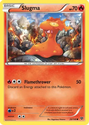 Slugma from XY Base Set