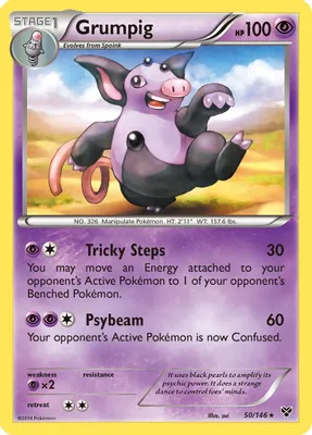 Grumpig from XY Base Set