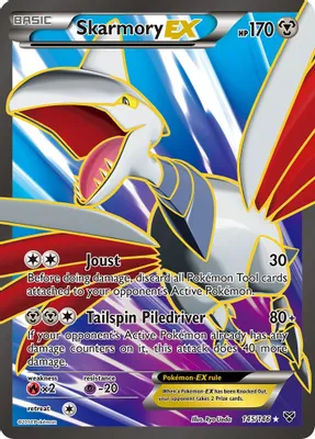 Skarmory EX (145 Full Art) from XY Base Set