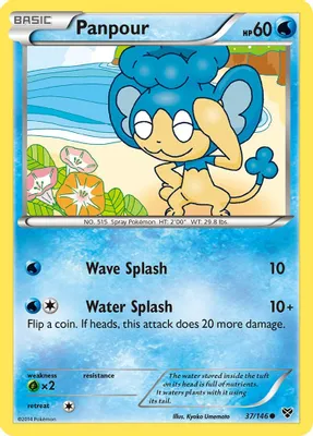 Panpour from XY Base Set