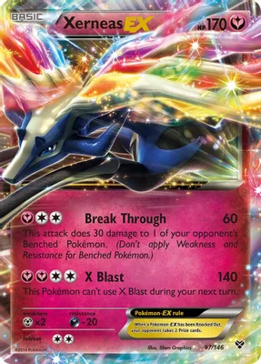 Xerneas EX from XY Base Set