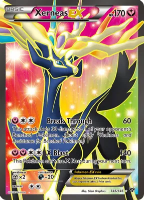 Xerneas EX (146 Full Art) from XY Base Set