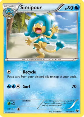 Simipour from XY Base Set