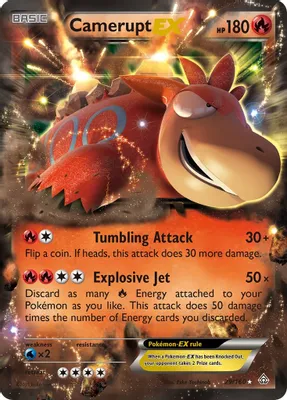 Camerupt EX from XY - Primal Clash