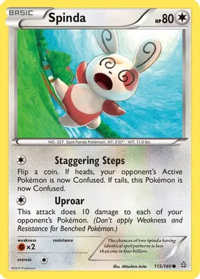 Spinda from XY - Primal Clash