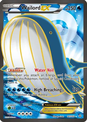 Wailord EX (147 Full Art) from XY - Primal Clash