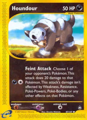 Houndour (87) from Aquapolis