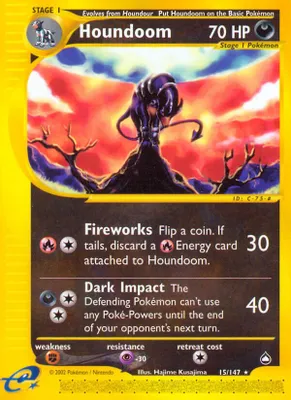 Houndoom (15) from Aquapolis