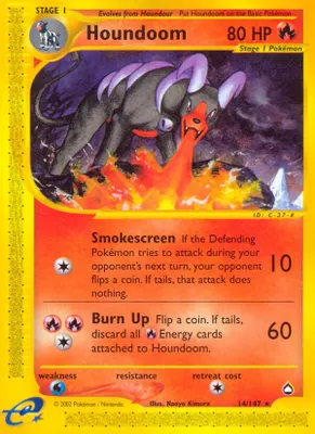 Houndoom (14) from Aquapolis