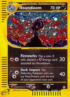 Houndoom (H11) from Aquapolis