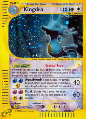Kingdra (148) from Aquapolis
