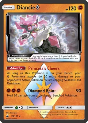 Diancie Prism Star from SM - Forbidden Light