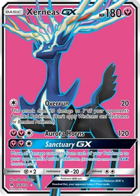 Xerneas GX (Full Art) from SM - Forbidden Light