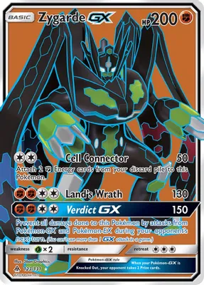 Zygarde GX (Full Art) from SM - Forbidden Light