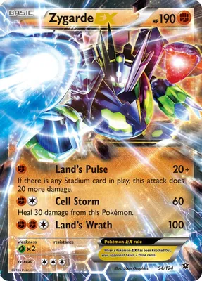 Zygarde EX from XY - Fates Collide