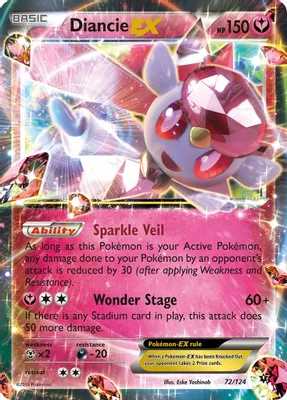 Diancie EX from XY - Fates Collide