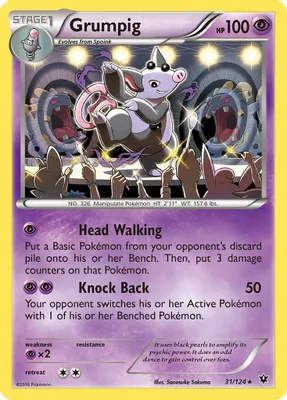Grumpig from XY - Fates Collide